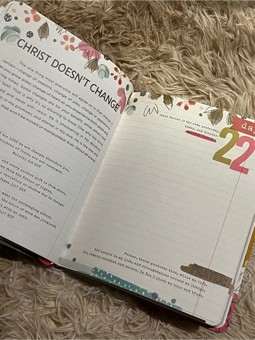 100 Days of Bible Promises Devotional Journal - Multi Color